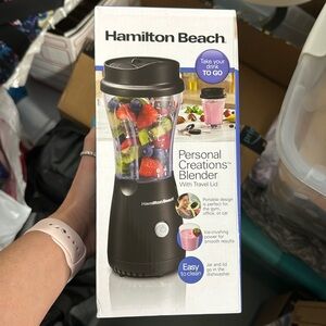 Brand new Hamilton Beach Personal Creations blender